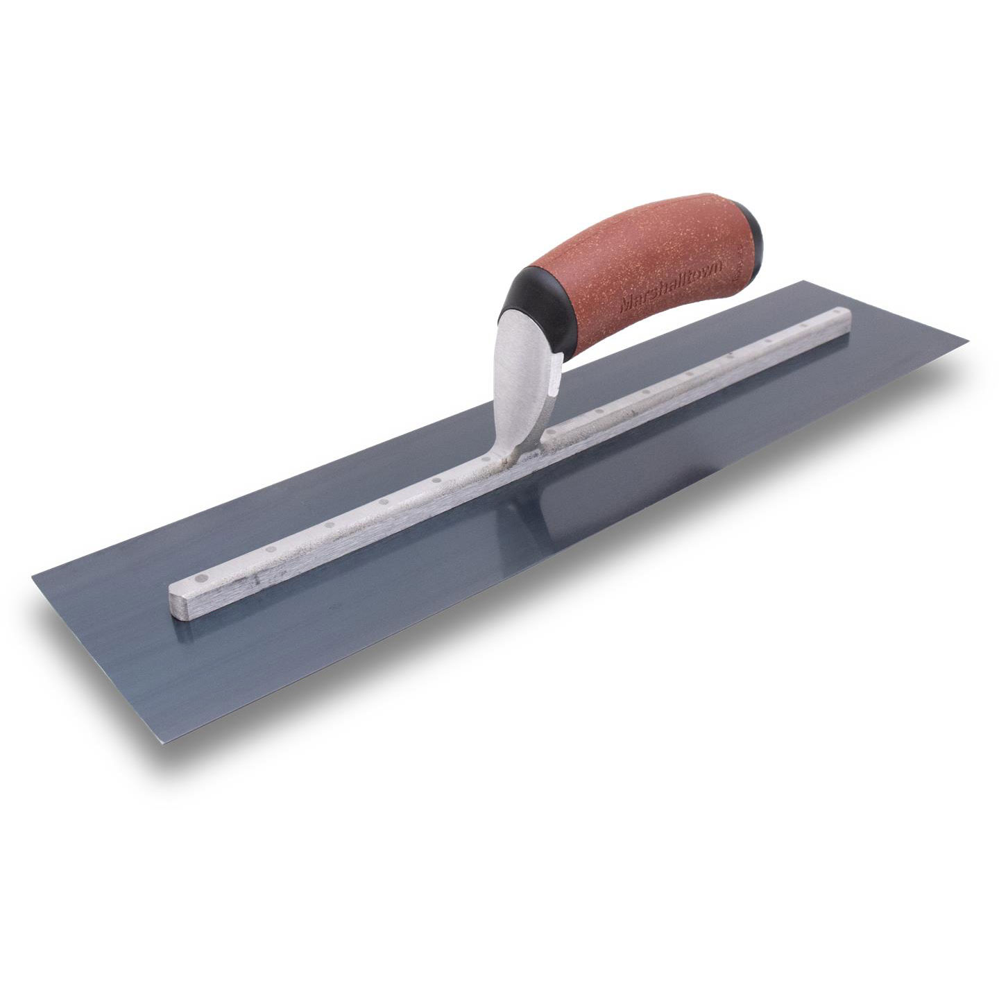 Marshalltown MXS62BDC 12in x 4in Blue Steel Finishing Trowel with DuraCork Handle MXS62BDC