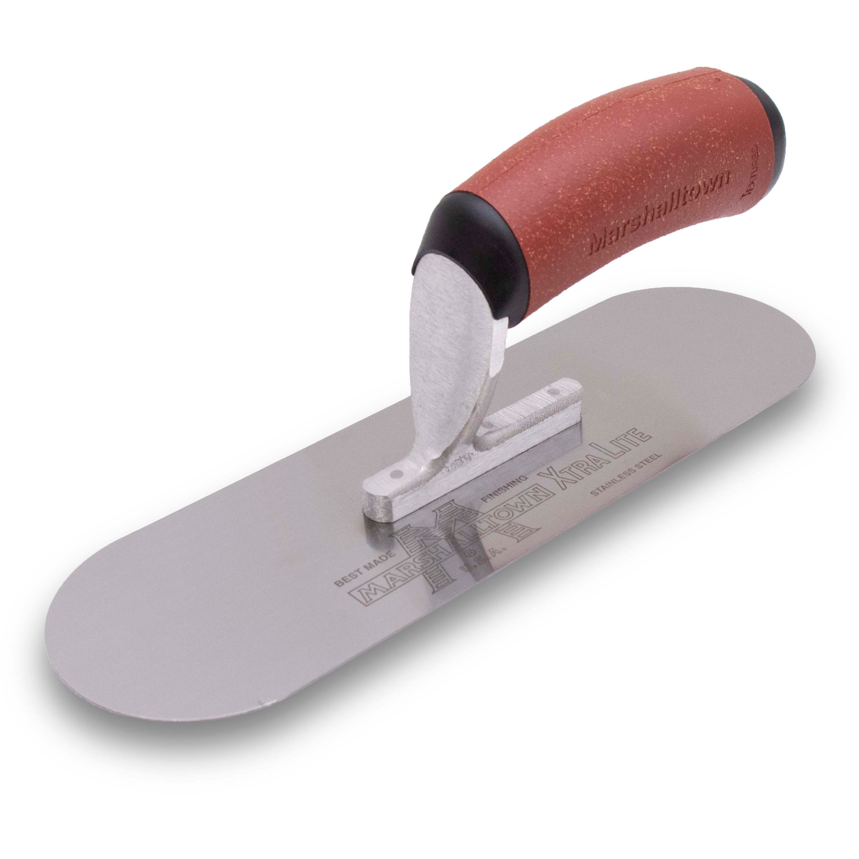 Marshalltown SP12SSDC 12in x 3-1/2in Stainless Steel Pool Trowel with DuraCork Handle SP12SSDC