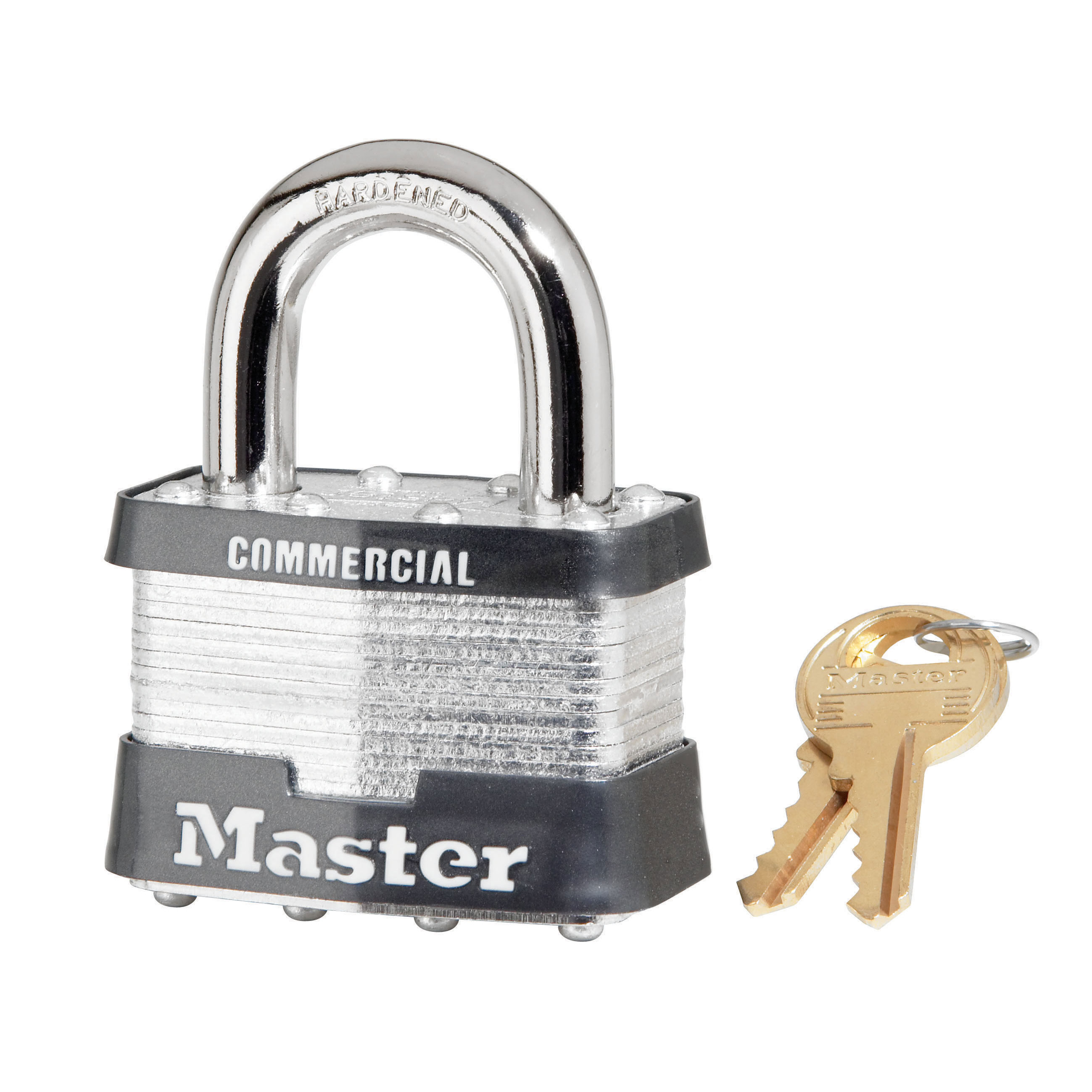 Master Lock 5KA A369 2 in. (51mm) Wide Laminated Steel Pin Tumbler Padlock, Keyed Alike MAS-5KAA369