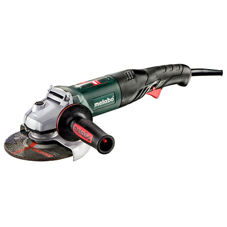 Metabo WE 1500-150 RT 6in. Angle Grinder - 9,000 RPM - 13.2 AMP w/Electronics, Lock-on, Rat Tail 601242420