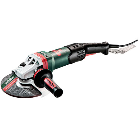 Metabo WEPB 19-180 RT DS 7in. Angle Grinder - 8,200 RPM - 15.0 AMP w/Brake, Non-Lock Paddle, Electronics, Rat Tail, Drop Secure 601096420