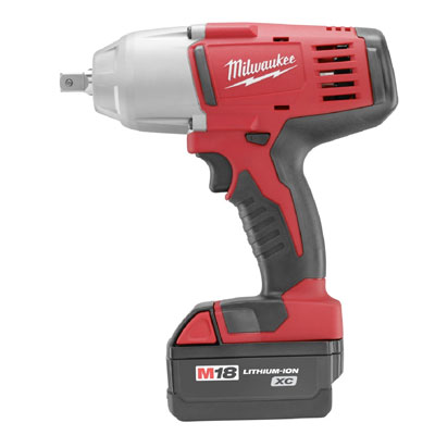Miluawkee - 2662-22 M18 Impact Wrench 1/2in 450ft-lbs of Torque-Pin Detent 2662-22