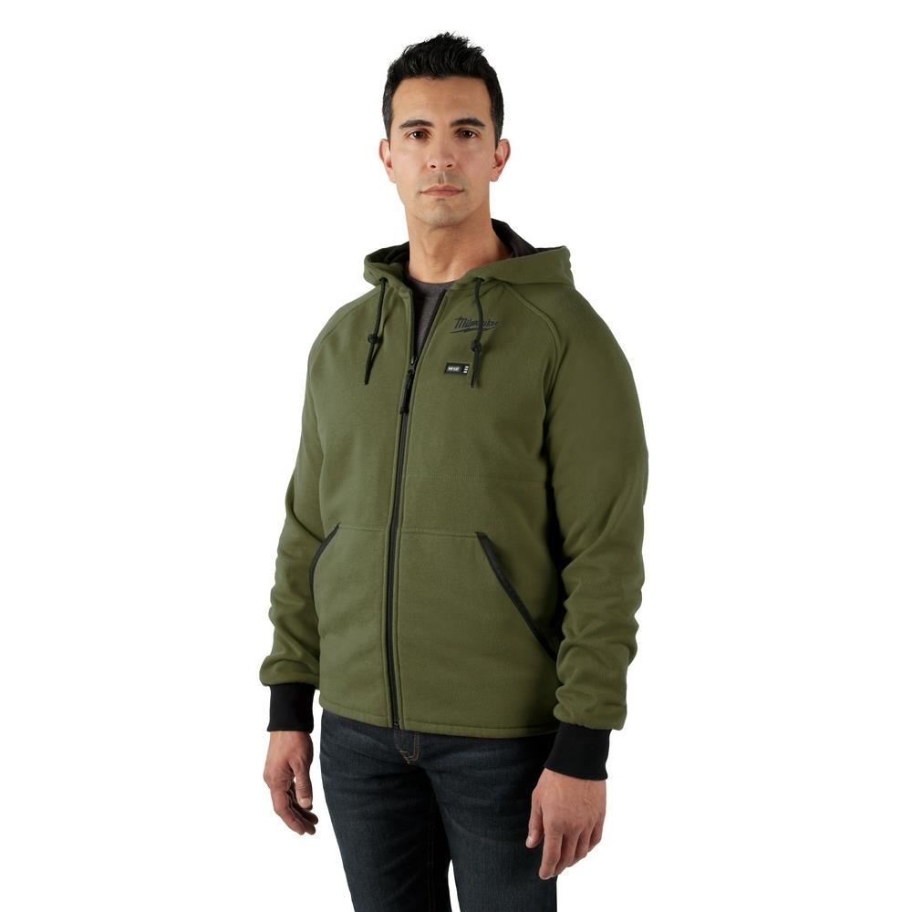 M12 GREEN HEATED HOODIE ONLY L