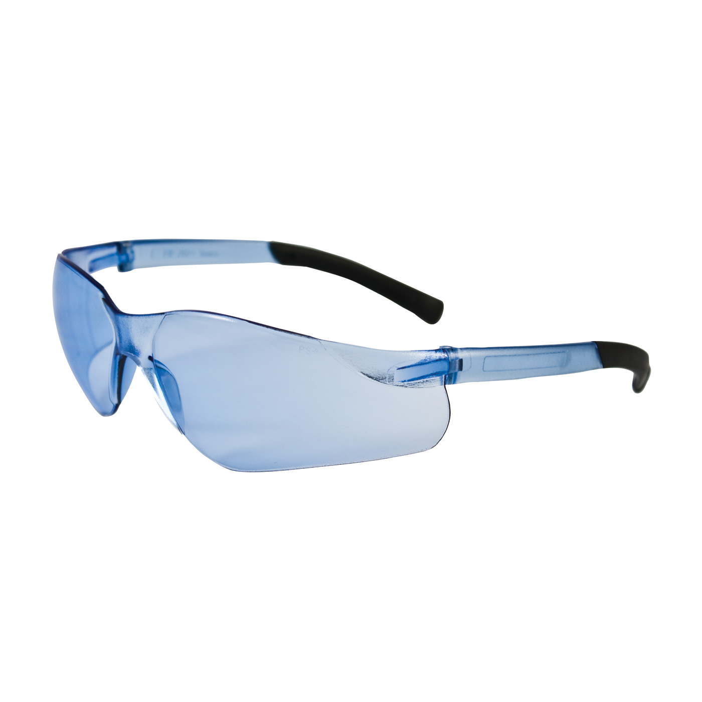 PIP 250-06-5503 Zenon Z13 Rimless Safety Glasses with Light Blue Temple, Light Blue Lens and Anti-Scratch Coating PID-250 06 5503