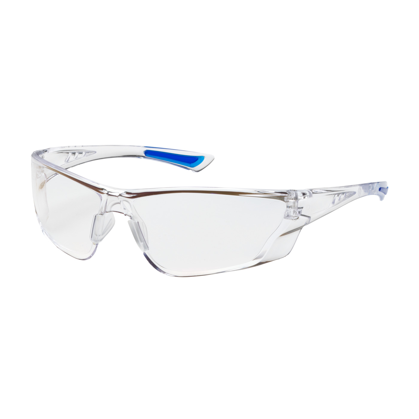 PIP 250-32-0520 Recon Rimless Safety Glasses with Clear Temple, Clear Lens and Anti-Scratch/FogLess 3Sixty Coating PID-250 32 0520