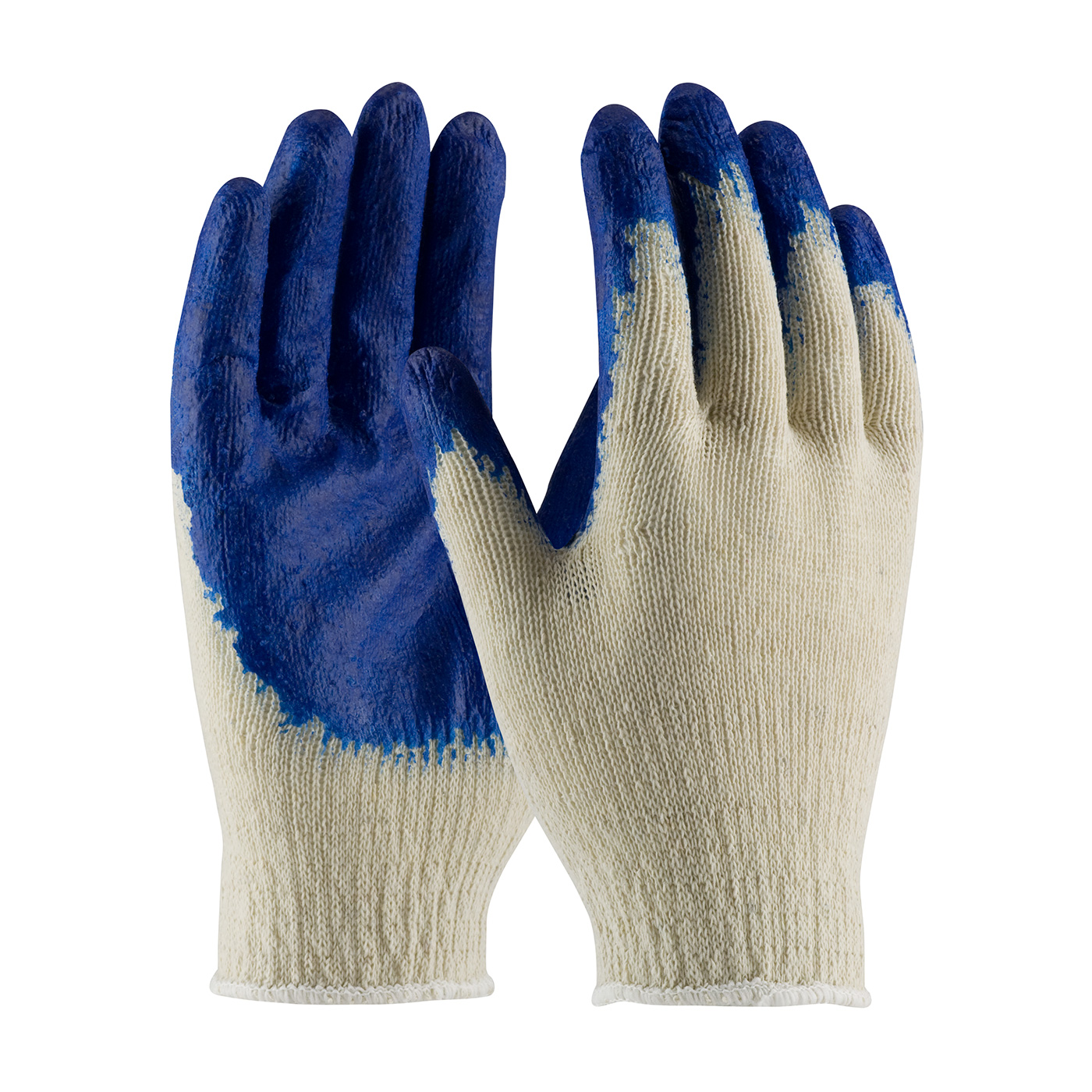 PIP 39-C120/L Seamless Knit Cotton/Polyester Glove with Latex Coated Smooth Grip on Palm & Fingers - Economy Grade - Large PID-39 C120 L