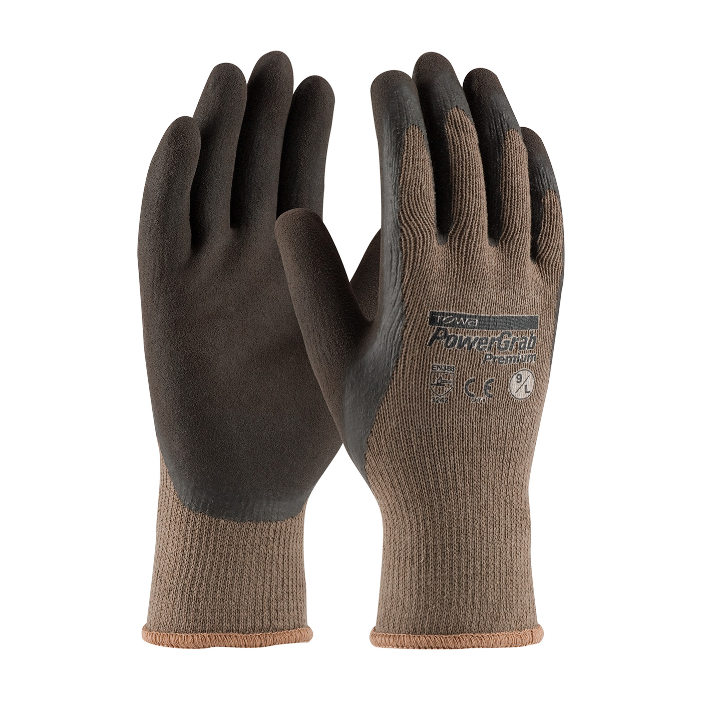PIP 39-C1500/XL PowerGrab Premium Seamless Knit Cotton/Polyester Glove with Latex Coated MicroFinish Grip on Palm & Fingers - X-Large PID-39 C1500 XL