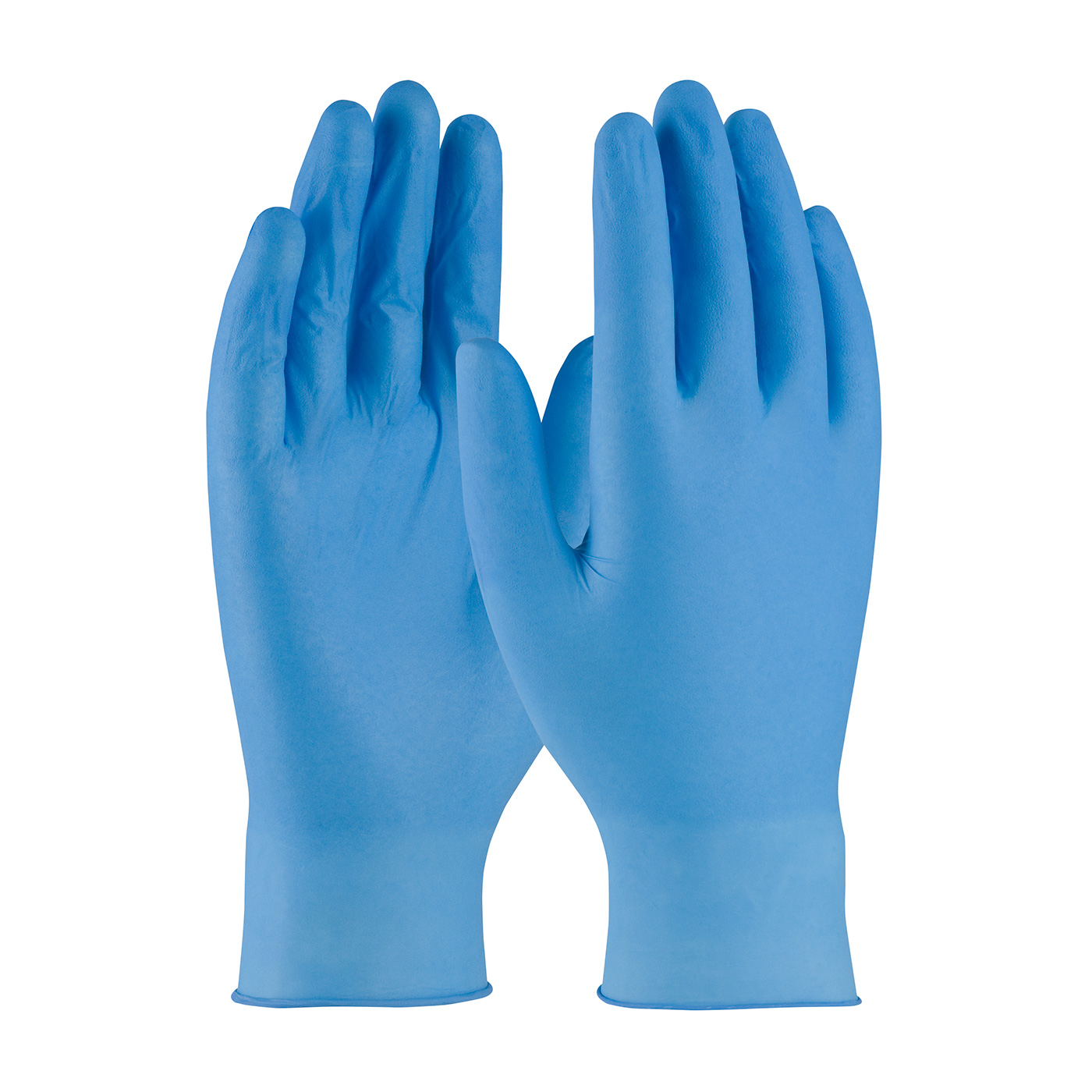 PIP 63-532PF/L Ambi-dex Axle Disposable Nitrile Glove, Powder Free with Textured Grip - 4 mil - Large - Box of 100 PID-63 532PF L