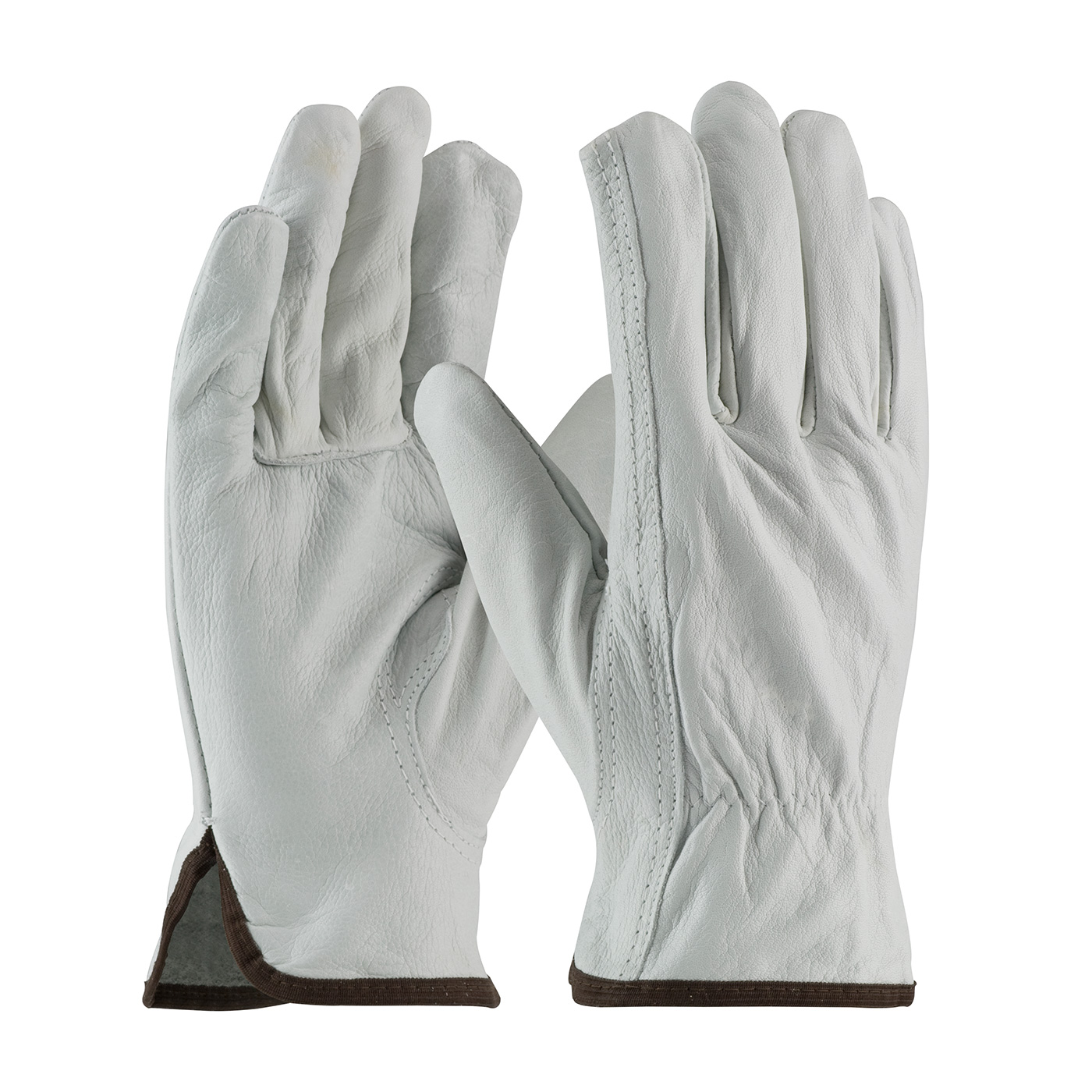 PIP 68-162/S Economy Grade Top Grain Cowhide Leather Drivers Glove - Keystone Thumb - Small PID-68 162 S