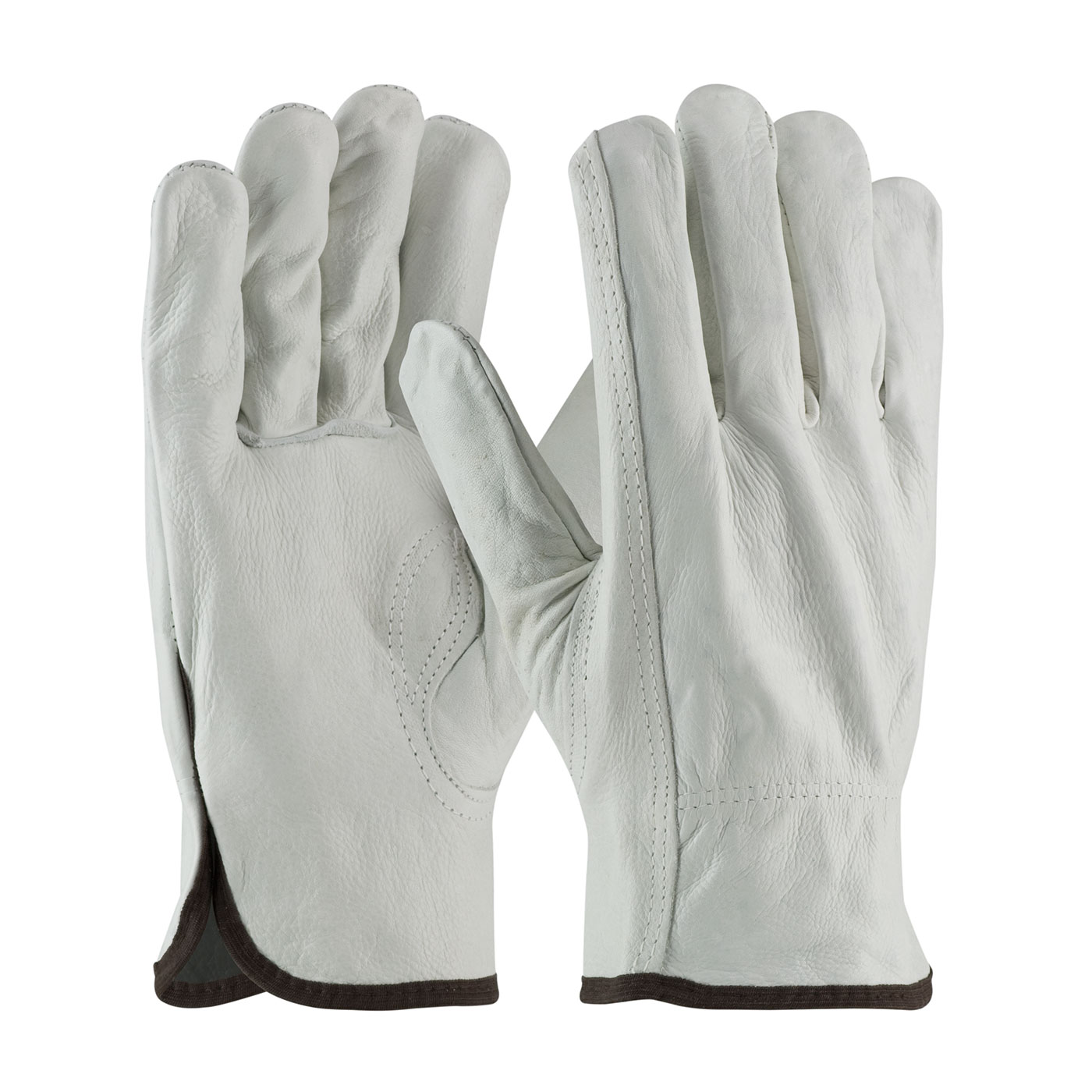 PIP 68-163/XL Regular Grade Top Grain Cowhide Leather Drivers Glove - Keystone Thumb - X-Large PID-68 163 XL