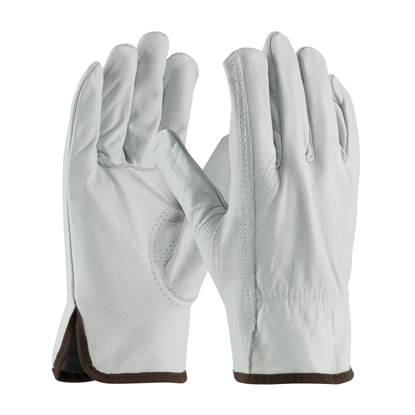 PIP 68-165/S Superior Grade Top Grain Cowhide Leather Drivers Glove - Keystone Thumb - Small PID-68 165 S