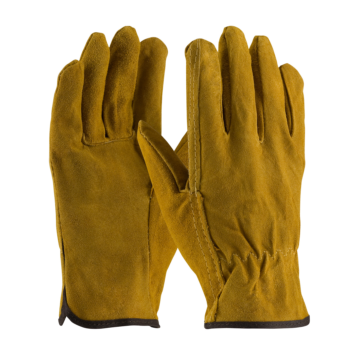 PIP 69-138/L Premium Grade Top Grain Cowhide Leather Drivers Glove - Keystone Thumb - Large PID-69 138 L