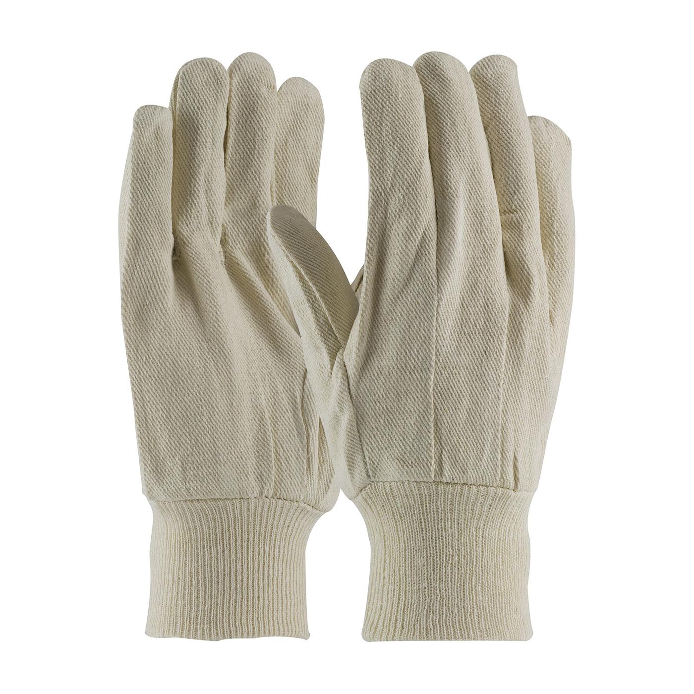 PIP 90-908I Economy Grade Cotton Canvas Single Palm Glove - Knitwrist PID-90 908I