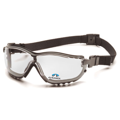 Pyramex GB1810STR20 V2G Readers - Black Frame/Clear Anti-Fog - Plus 2.0 Lens (Box of 6) GB1810STR20