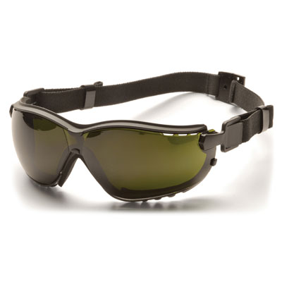 Pyramex GB1850SFT V2G - Black Frame/5.0 IR Filter Lens (Box of 12) PYR-GB1850SFTBX