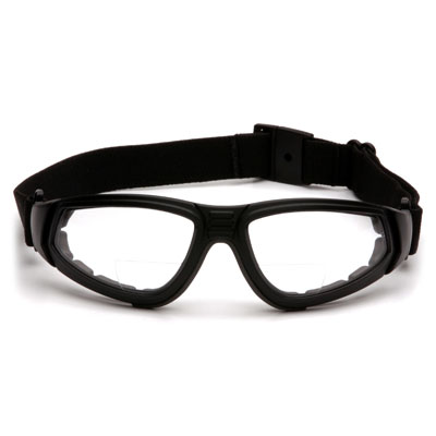 Pyramex GB4010STR20 XSG Reader - Black Frame/Clear Anti-Fog - Plus 2.0 Lens (Box of 6) GB4010STR20