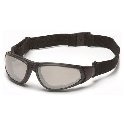 Pyramex GB4080ST XSG - Black Frame/Indoor/Outdoor Anti-Fog Lens (Box of 12) PYR-GB4080STBX