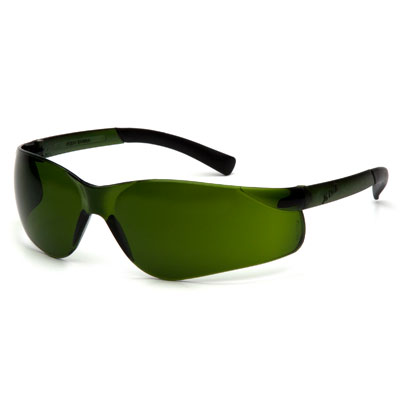 Pyramex S2560SF Ztek - Green Tinted Temples/3.0 IR Lens (Box of 12) PYR-S2560SFBX