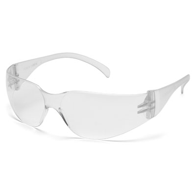 Pyramex S4110S Intruder - Clear Frame/Clear-Hardcoated Lens (Box of 12) S4110S