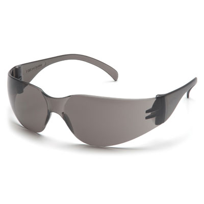 Pyramex S4120SN Mini Intruder - Gray Frame/Gray-Hardcoated Lens (Box of 12) S4120SN