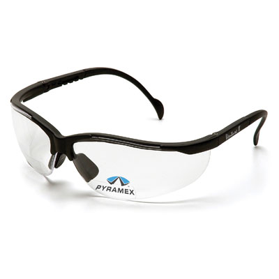 Pyramex SB1810R10 V2 Readers - Black Frame/Clear - Plus 1.0 Lens (Box of 6) PYR-SB1810R10