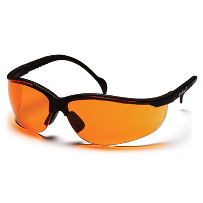 Pyramex SB1840S Venture II - Black Frame/Orange Lens (Box of 12) PYR-SB1840SBX