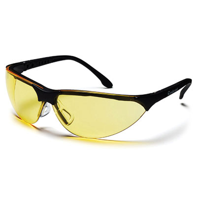 Pyramex SB2830S Rendezvous - Black Frame/Amber Lens (Box of 12) PYR-SB2830SBX