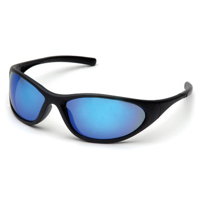 Pyramex SB3365E Zone II - Matte Black Frame/Ice Blue Mirror Lens (Box of 12) PYR-SB3365EBX