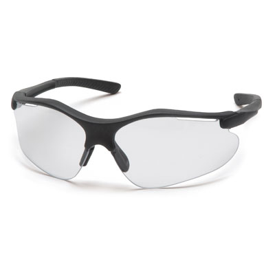 Pyramex SB3710DT Fortress - Black Frame/Clear Anti-fog Lens (Box of 12) PYR-SB3710DTBX