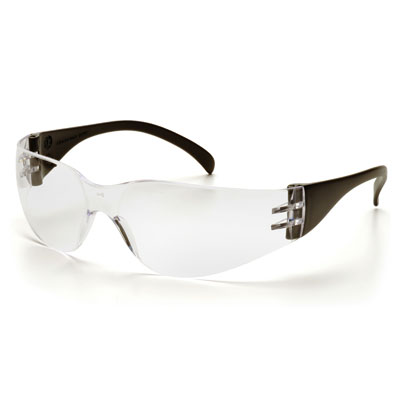 Pyramex SB4110S Intruder - Black Temples/Clear-Hardcoated Lens (Box of 12) PYR-SB4110SBX