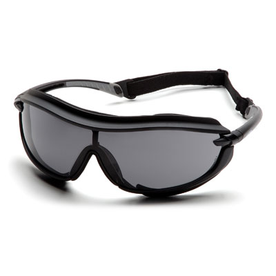 Pyramex SB4620STP XS3 Plus - Black Frame/Gray Anti-Fog Lens (Box of 12) PYR-SB4620STP