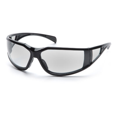 Pyramex SB5110DT Exeter - Glossy Black Frame/Clear Anti-Fog Lens (Box of 12) PYR-SB5110DTBX