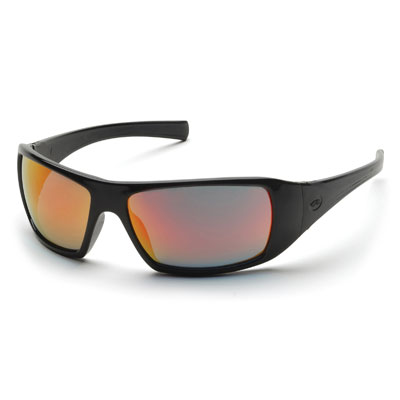 Pyramex SB5645D Goliath - Black Frame/Ice Orange Lens (Box of 12) PYR-SB5645DBX