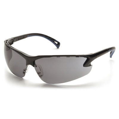 Pyramex SB5720DT Venture 3 - Black Frame/Gray Anti-Fog Lens (Box of 12) PYR-SB5720DTBX