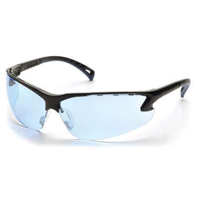 Pyramex SB5760D Venture 3 - Black Frame/Infinity Blue Lens (Box of 12) PYR-SB5760DBX