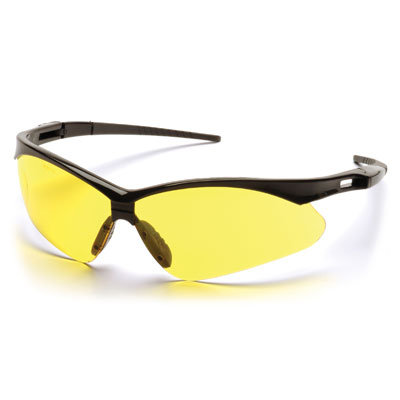Pyramex SB6330SP PMXTREME - Black Frame/Amber Lens w/Black Cord (Box of 12) PYR-SB6330SP