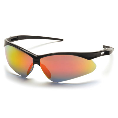 Pyramex SB6345SP PMXTREME - Black Frame/Ice Orange Mirror Lens w/Black Cord (Box of 12) PYR-SB6345SP