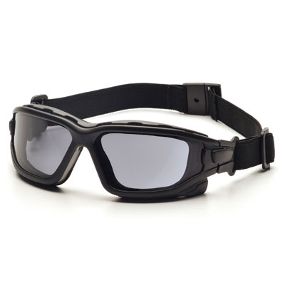 Pyramex SB7020SDT I-Force - Black Strap-Temples/Gray Anti-Fog Lens (Box of 12) PYR-SB7020SDTBX