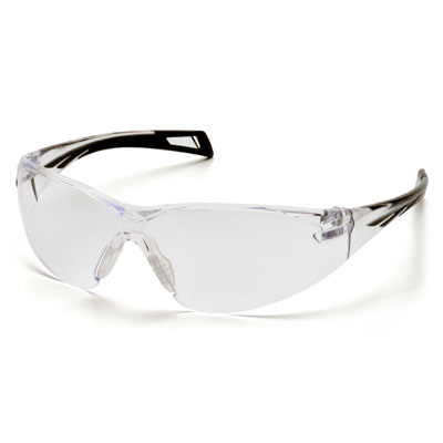 Pyramex SB7110S PMXSLIM - Black Temples/Clear Lens (Box of 12) PYR-SB7110SBX