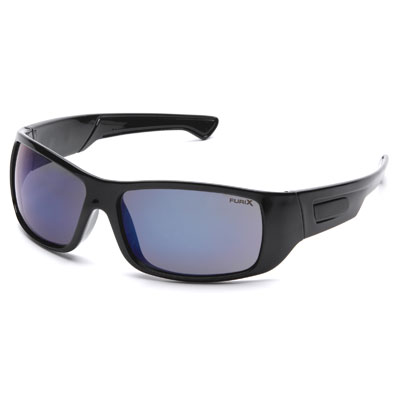 Pyramex SB8575DT Furix - Black Frame/Blue Mirror Anti-Fog (Box of 12) PYR-SB8575DTBX