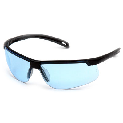 Pyramex SB8660DT Ever-Lite - Black Frame/Infinity Blue H2X Anti-Fog Lens (Box of 12) PYR-SB8660DTBX