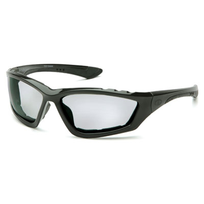 Pyramex SB8725DTP Accurist - Black Padded Frame/Light Gray Anti-Fog (Box of 12) PYR-SB8725DTPBX