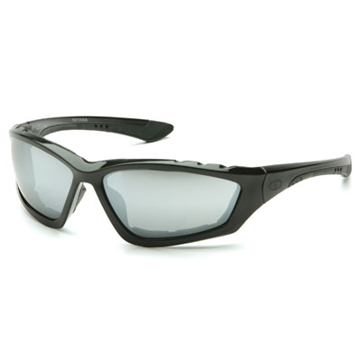 Pyramex SB8770DP Accurist - Black Padded Frame/Silver Mirror Lens (Box of 12) PYR-SB8770DPBX
