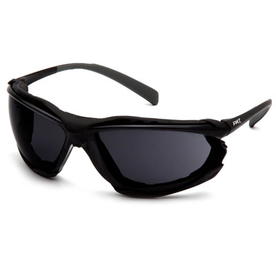 Pyramex SB9323ST Proximity - Black frame/ Dark gray anti-fog lens (Box of 12) PYR-SB9323ST