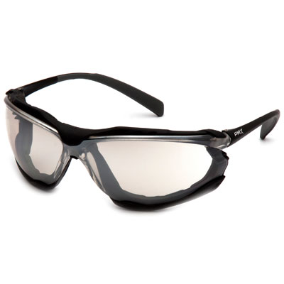 Pyramex SB9380ST Proximity - Black frame/ Indoor-Outdoor anti-fog lens (Box of 12) PYR-SB9380STBX