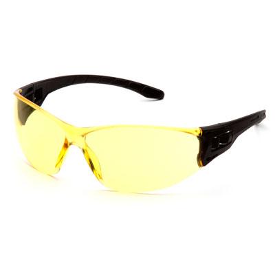 Pyramex SB9530S Trulock - Black Frame/ Amber Lens (Box of 12) PYR-SB9530SBX
