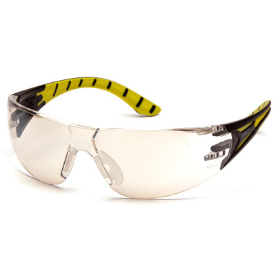 Pyramex SBGR9680S Endeavor Plus - Black-Green Frame/Indoor-Outdoor Lens (Box of 12) PYR-SBGR9680SBX