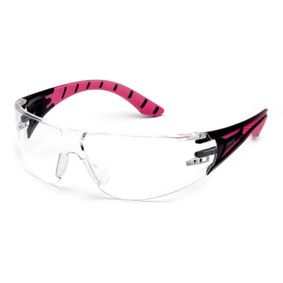 Pyramex SBP9610S Endeavor Plus - Black-Pink Frame/Clear Lens (Box of 12) PYR-SBP9610SBX