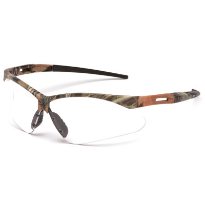 Pyramex SCM6310STP PMXTREME - Camo Frame/Clear Anti-Fog Lens w/Black Cord (Box of 12) PYR-SCM6310STPBX