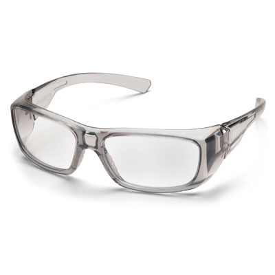 Pyramex SG7910DRX Emerge - Gray Frame/Clear Lens (Box of 12) PYR-SG7910DRXBX